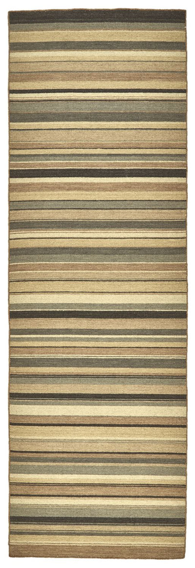 product image for Naida Flatweave Gold and Gray Rug by BD Fine Flatshot Image 1 52
