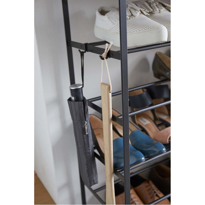 media image for Tower 6-Tier Wood Top Shoe Rack by Yamazaki 243