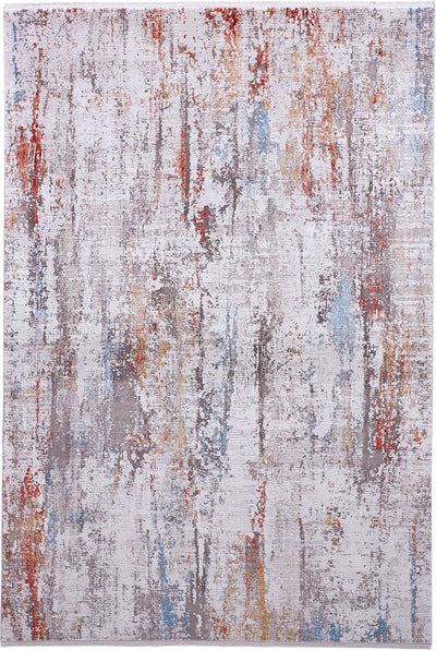 product image for Lindstra Gray and Red Rug by BD Fine Flatshot Image 1 35