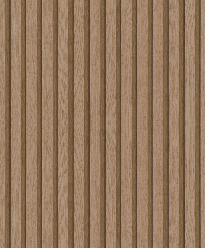 media image for Wood Stripe Brown Wallpaper from Eden Collection by Galerie Wallcoverings 256