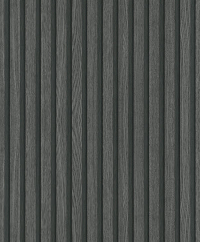 product image of Wood Stripe Black/Anthracite Wallpaper from Eden Collection by Galerie Wallcoverings 584