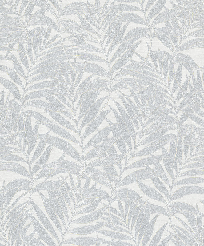 media image for Botanical Wallpaper in Silver/Beige 281