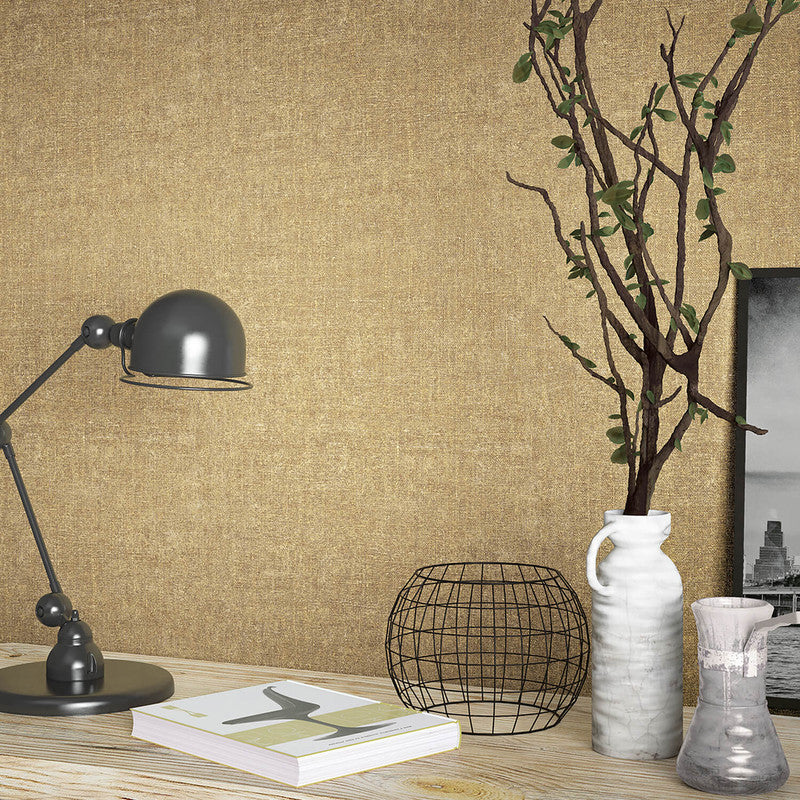media image for Weave Wallpaper in Yellow/Brown 253