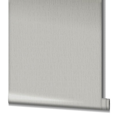 product image for Ruche Silk Wallpaper in Cream/Grey 9