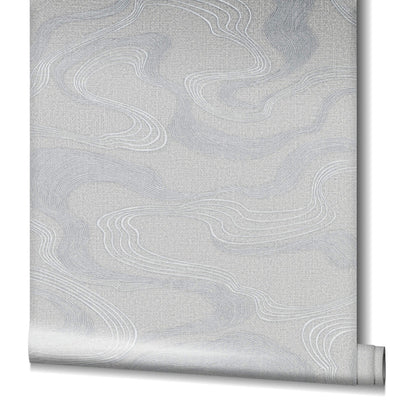 product image for Flow Wallpaper in Grey 98
