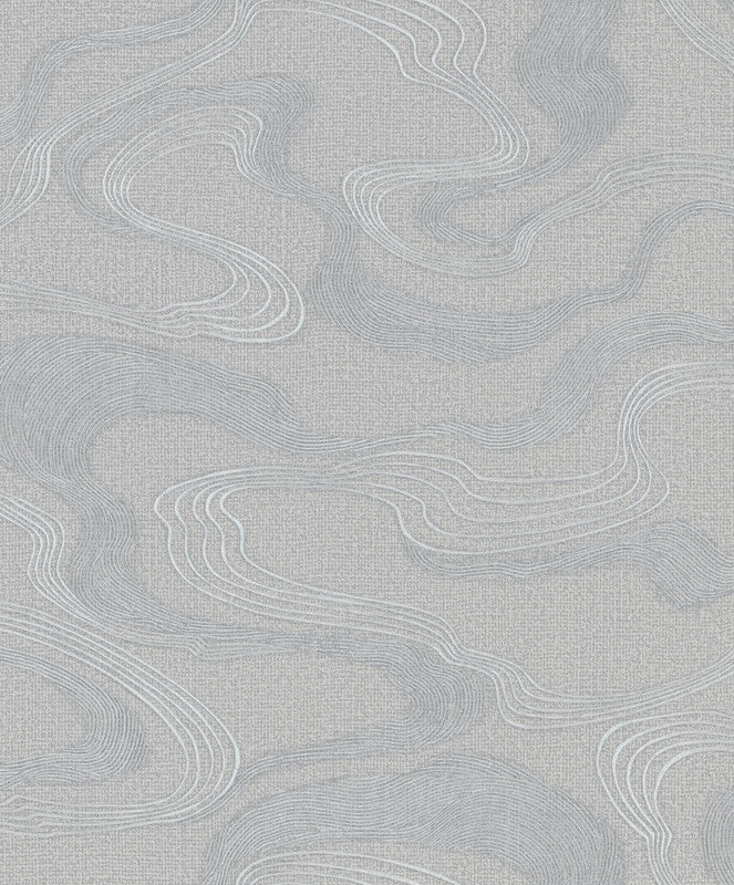 media image for Flow Wallpaper in Grey 225