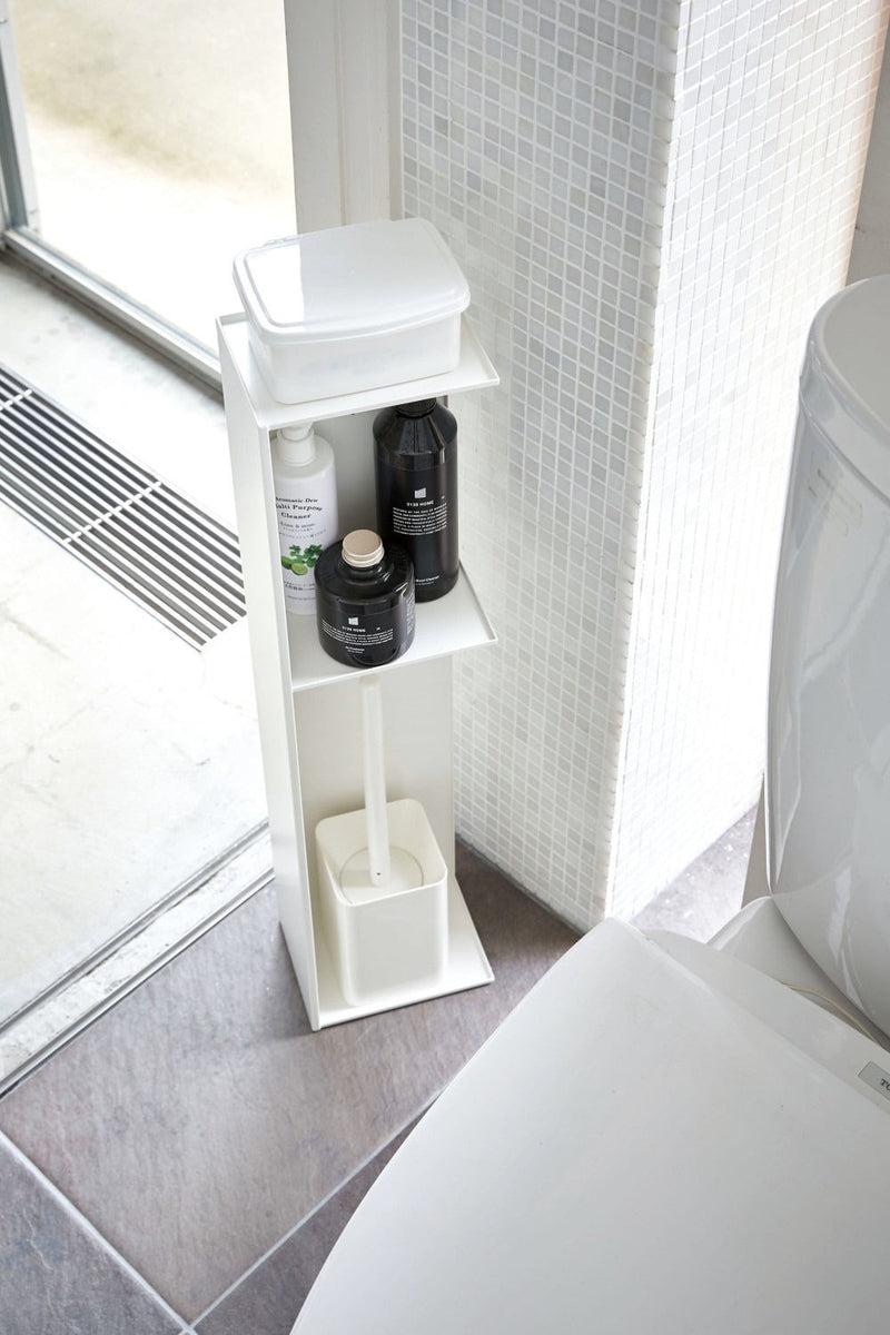 media image for tower toilet organizer by yamazaki yama 3509 7 228