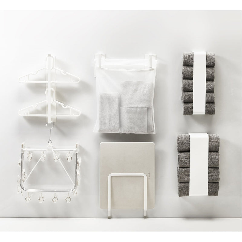 media image for Plate Magnet Laundry Hanger Storage Rack - Large by Yamazaki 240