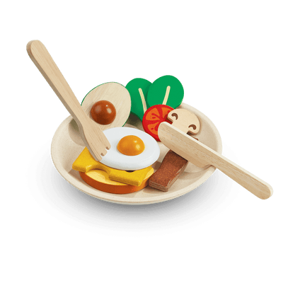 product image for breakfast set by plan toys 1 3