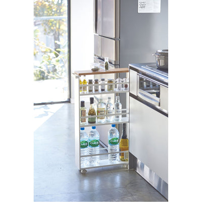 product image for Tower Rolling Slim Storage Cart With Handle by Yamazaki 75