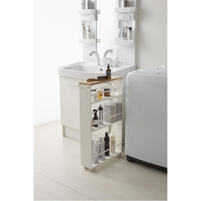 product image for Tower Rolling Slim Storage Cart With Handle by Yamazaki 46