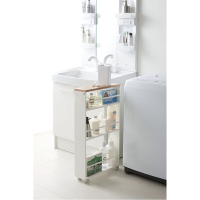 product image for Tower Rolling Slim Storage Cart With Handle by Yamazaki 65
