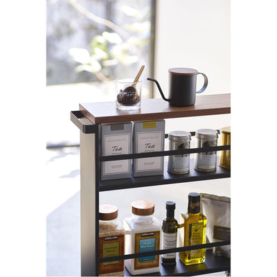 product image for Tower Rolling Slim Storage Cart With Handle by Yamazaki 58