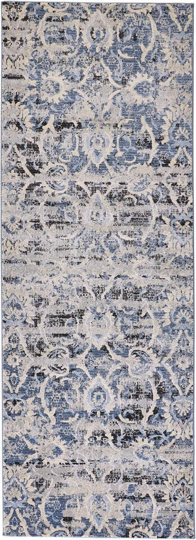 product image for Tullamore Blue and Gray Rug by BD Fine Flatshot Image 1 64
