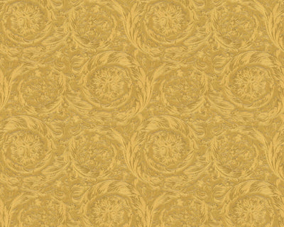 product image of Baroque Textured Damask Wallpaper in Gold from the Versace IV Collection 531