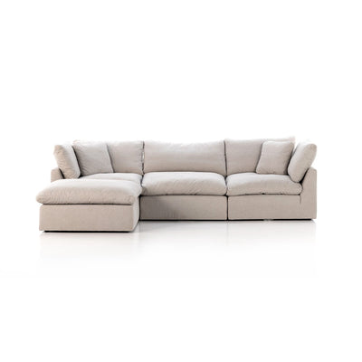 product image for Stevie 3-Piece Sectional Sofa w/ Ottoman in Various Colors Alternate Image 2 14