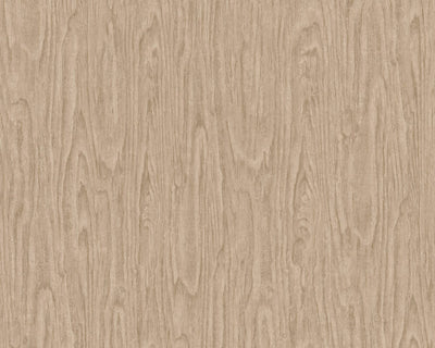product image of Woodgrain Textured Wallpaper in Beige/Brown from the Versace IV Collection 568