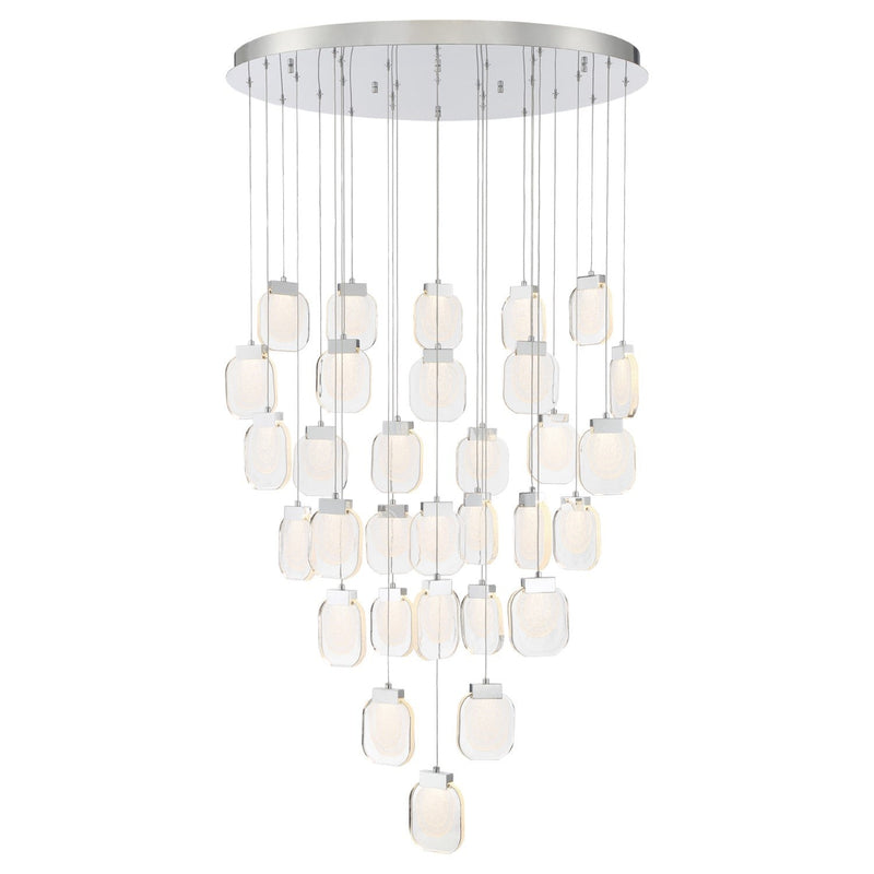 media image for paget 31 light led chandelier by eurofase 37193 020 1 226