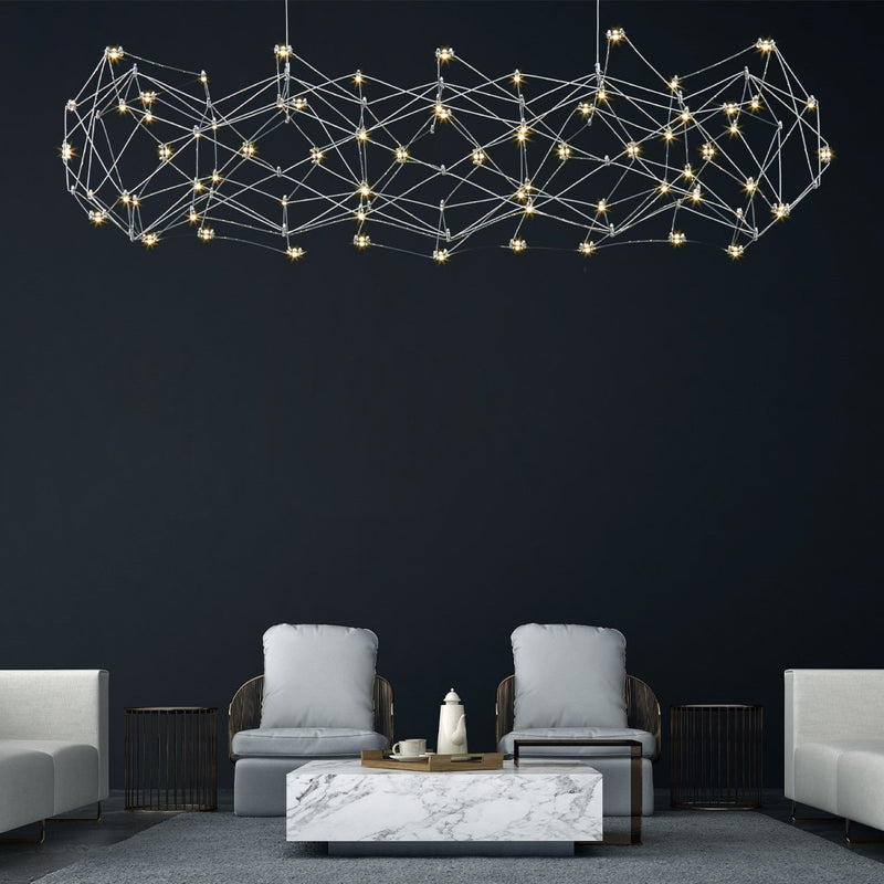 media image for leonardelli led chandelier by eurofase 38036 020 7 286