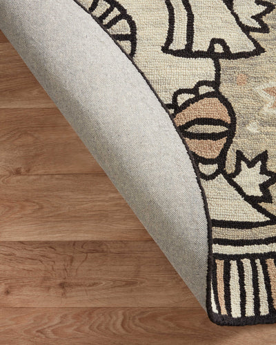 product image for Ayo Hooked Grey / Natural Rug Alternate Image 4 46