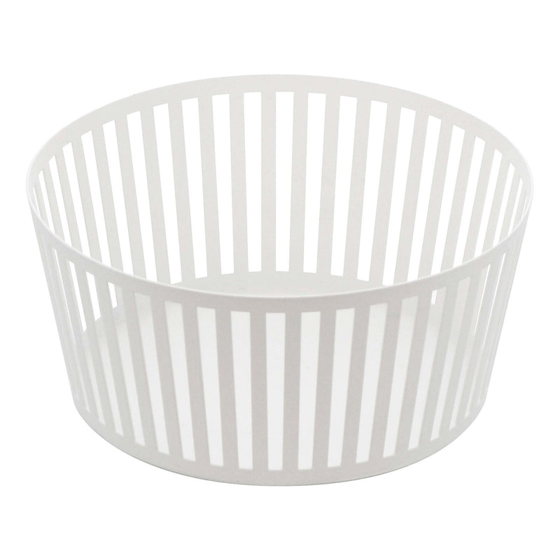 media image for Tower Striped Steel Fruit Basket - Tall by Yamazaki 233