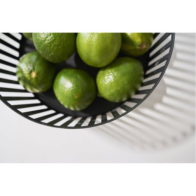 product image for Tower Striped Steel Fruit Basket - Tall by Yamazaki 76