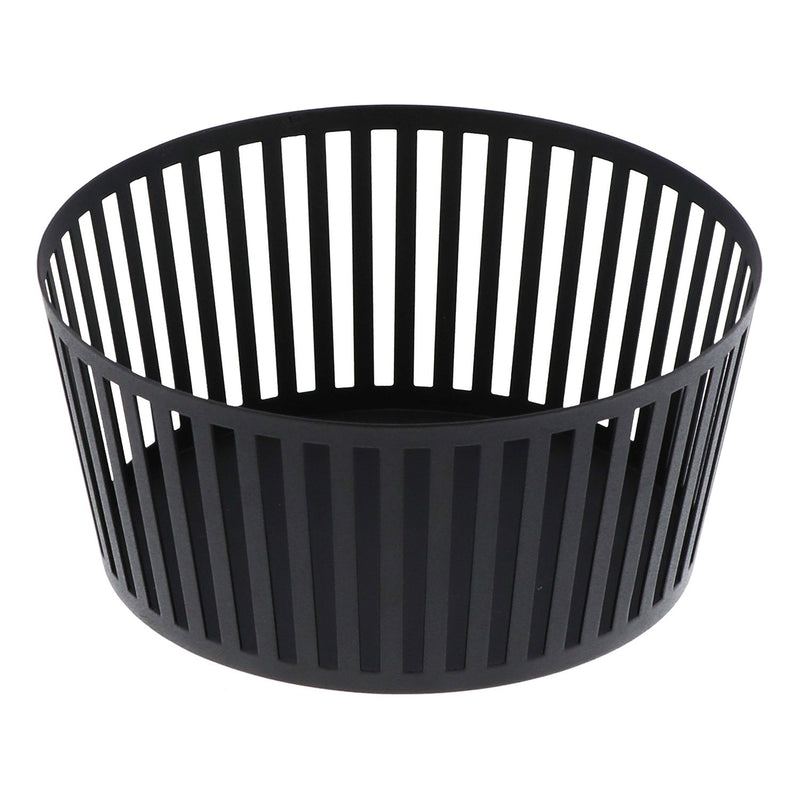 media image for Tower Striped Steel Fruit Basket - Tall by Yamazaki 260