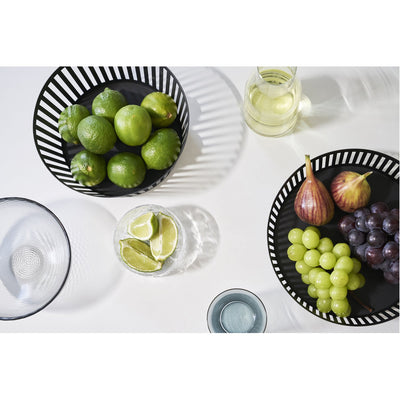 product image for Tower Striped Steel Fruit Basket - Shallow by Yamazaki 52