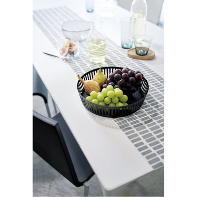 product image for Tower Striped Steel Fruit Basket - Shallow by Yamazaki 48