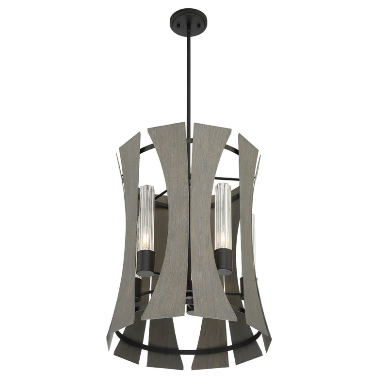 media image for pennino 5 light chandelier by eurofase 38163 012 2 244