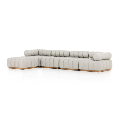 product image for Roma Outdoor Sectional with Ottoman Flatshot Image 1 83