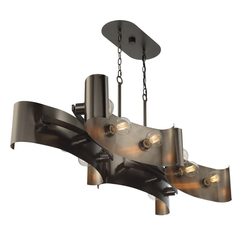 media image for metallo 12 light chandelier by eurofase 38429 026 4 292