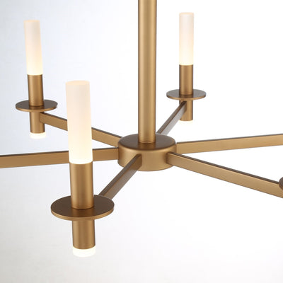 product image for torna 6 light led chandelier by eurofase 38440 014 3 28
