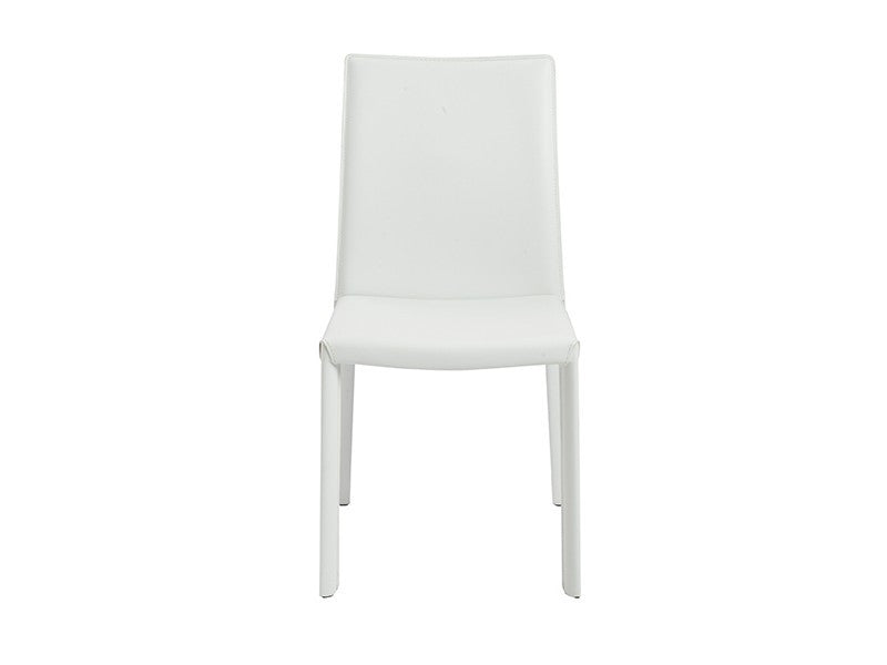 media image for Set of Two Hasina Side Chairs in White design by Euro Style 243