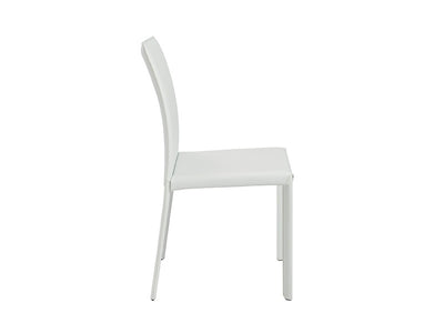 product image for Set of Two Hasina Side Chairs in White design by Euro Style 75