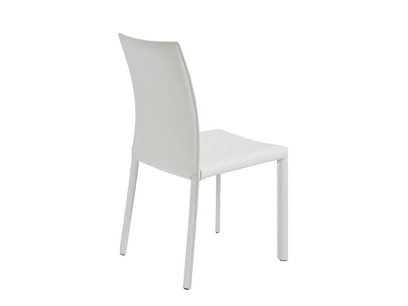 media image for Set of Two Hasina Side Chairs in White design by Euro Style 253