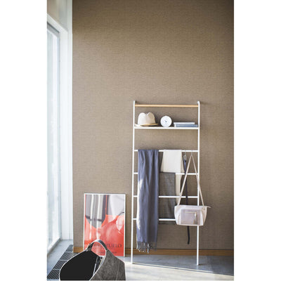 product image for Tower Leaning Ladder With Shelf by Yamazaki 16