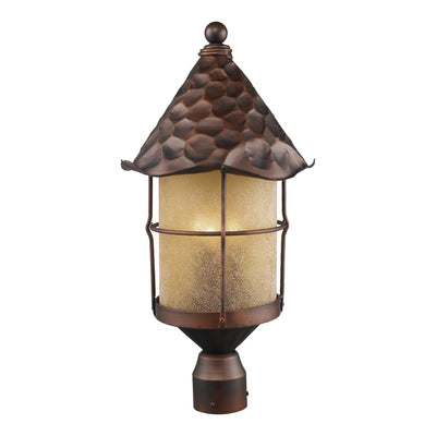 product image of rustica 3 light outdoor post light by elk 389 ac 1 574