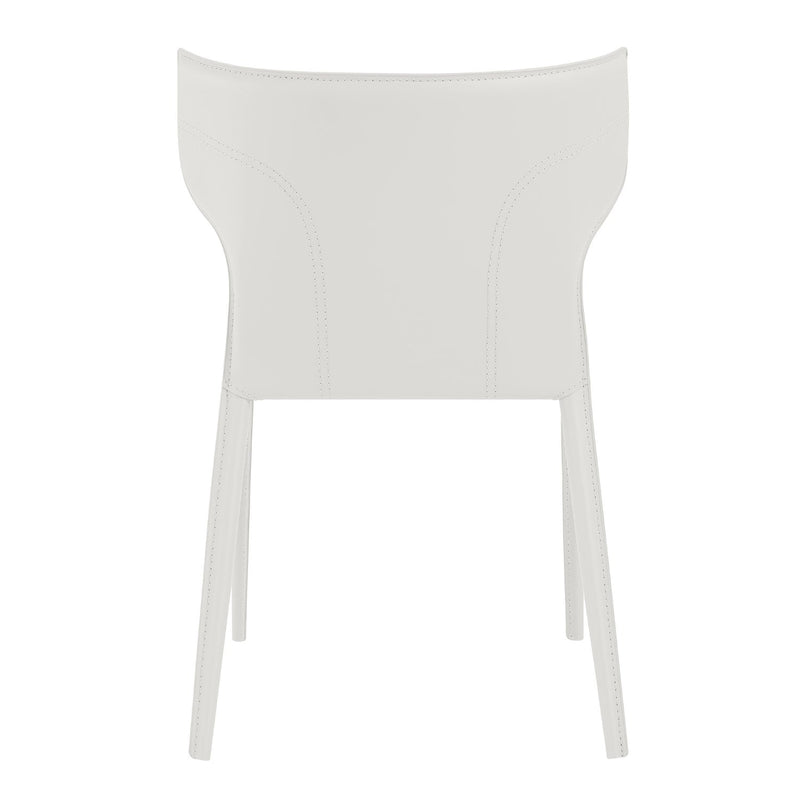media image for divinia stacking dining chair set of 2 by euro style 38976 wht 4 229