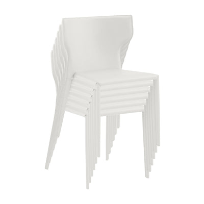 product image for divinia stacking dining chair set of 2 by euro style 38976 wht 6 19