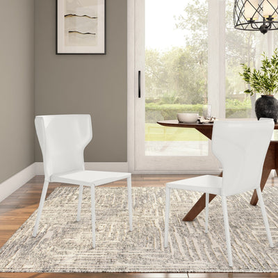 product image for divinia stacking dining chair set of 2 by euro style 38976 wht 7 56