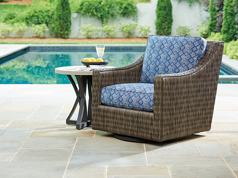 media image for swivel glider lounge chair by tommy bahama outdoor 01 3900 11sg 40 4 227