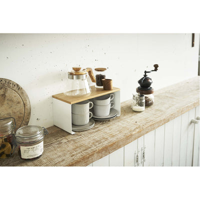 product image for Tosca Wood-Top Stackable Kitchen Rack - Small by Yamazaki 15