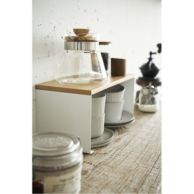 product image for Tosca Wood-Top Stackable Kitchen Rack - Small by Yamazaki 83