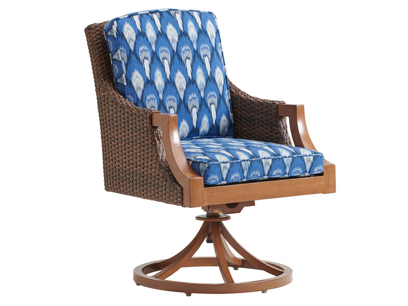 media image for swivel rocker arm dining chair by tommy bahama outdoor 01 3935 13sr 40 1 276