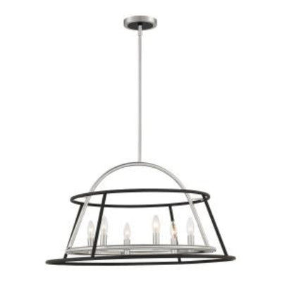 product image of campana 6 light chandelier by eurofase 39424 013 1 552