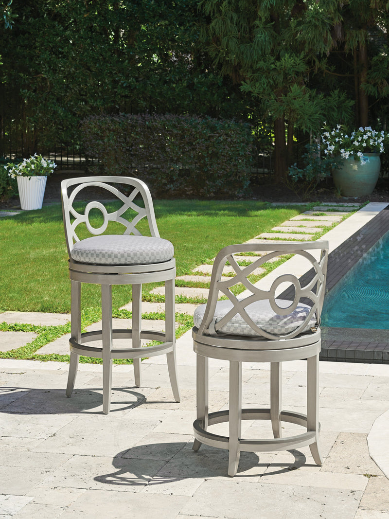 media image for swivel counter stool by tommy bahama outdoor 01 3945 17sw 40 3 27