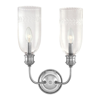 product image for lafayette 2 light wall sconce design by hudson valley 3 97