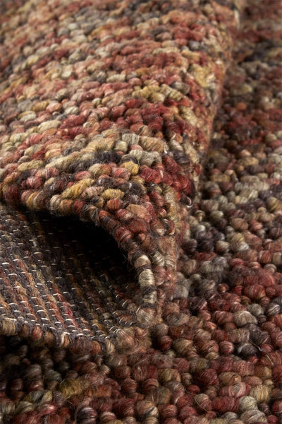 product image for Genet Hand Woven Rust and Brown Rug by BD Fine Roll Image 1 63