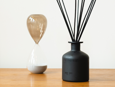 product image for charcoal reed diffuser design by apotheke 2 3